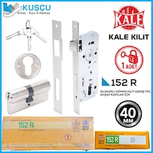 152 R 40 Mm / Silindirli Rulmanlı Gömme Kilit + 164 Gnc- 68 Mm Barel Nikel