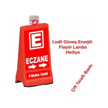 Eczane Reklam Ürünleri Eczane Levhası Dubalı Flaşörlü Reklam Tabelası