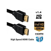 15 Metre Hdmi Kablo Altın Uçlu 3D V1.4