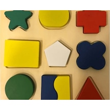 Bak Gel Al Geometrik Şekiller Tek Parça Puzzle