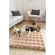My Evilla Peluş Yumuşak Yıkanabilir Bubble Kedi Köpek Yatağı Minder