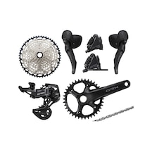 Shimano Rx822/rx610 Gravel Grup Set 1x12v 10/51 40 Diş 175mm Siyah