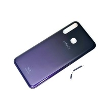 Tkgz İnfinix Hot 8 Kasa Arka Pil Batarya Kapağı Mavi Siyah