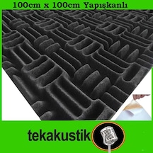 Akustik Yapışkanlı Labirent Sünger 30Mm 50Dns 1Mtx1Mt