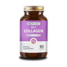 Multi Kolajen 60 Tablet 5 Çeşit Kolajen 1-2-3-5-10 Hyalüronik Asit Biotin Selenyum Çinko