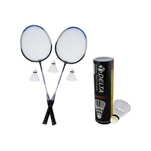 2 Adet Badminton Raketi İle 9 Adet Badminton Topu Çiftler İçin Set
