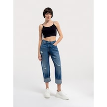 Boyfriend Boyfriend Kadın Pantolon Denim