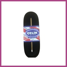 Gees Global 10 M 2.5 Cm Siyah Paça Lastiği Gbzs