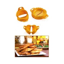 3lü Çiğ Börek Kurabiye Hamur İşi Ravioli Kesme Kalıbı Aparatı Çok Renkli