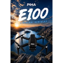 E100 Fırçasız Motor Hd 720p Çift Kameralı 2batarya&25dakika Uçuş Taşıma Çantalı Drone