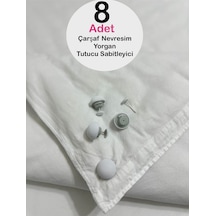 8 Adet Çok Amaçlı Kılıf Sabitleyici Düzenleyici Plastik 10 X 15 Beyaz Diğer