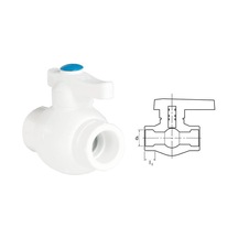 Ege Yıldız Pprc 40 Mm Küresel Vana Gri
