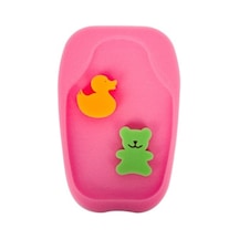 Flipper Bebek Banyo Küvet İçi Sünger Pembe