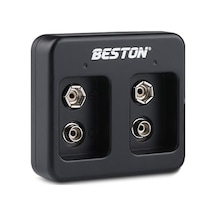 Beston M7005 Siyah 2 X 9 Volt Pil Şarj Cihazı Çok Renkli