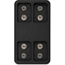 Qasul 9v Pil Şarj Cihazı 4 Yuvalı Micro Usb Girişli Li-ıon Ni-mh Ni-cd Uyumlu Akıllı Şarj Cihazı