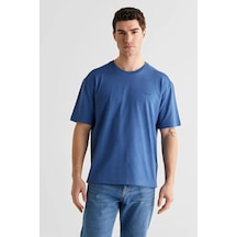 Gant Erkek Mavi Baskılı Kısa Kollu T-shirt-14852