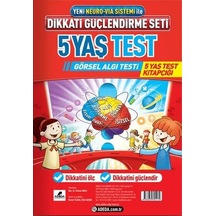 Yeni Neuro-Via Sistemi İle Dikkati Güçlendirme Seti 5 Yaş Test-Görsel Algı Testi - Osman Abalı - Adeda