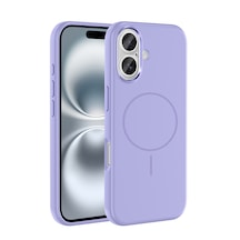 Apple Uyumlu iPhone 14 Kılıf M-safe Şarj Özellikli Metal Kamera Çerçeveli Zore Edi Silikon Kapak LİLA Apple Uyumlu iPhone 14 Kılıf M-safe Şarj Özellikli Metal Kamera Çerçeveli Zore Edi Silikon Kapak LİLA
