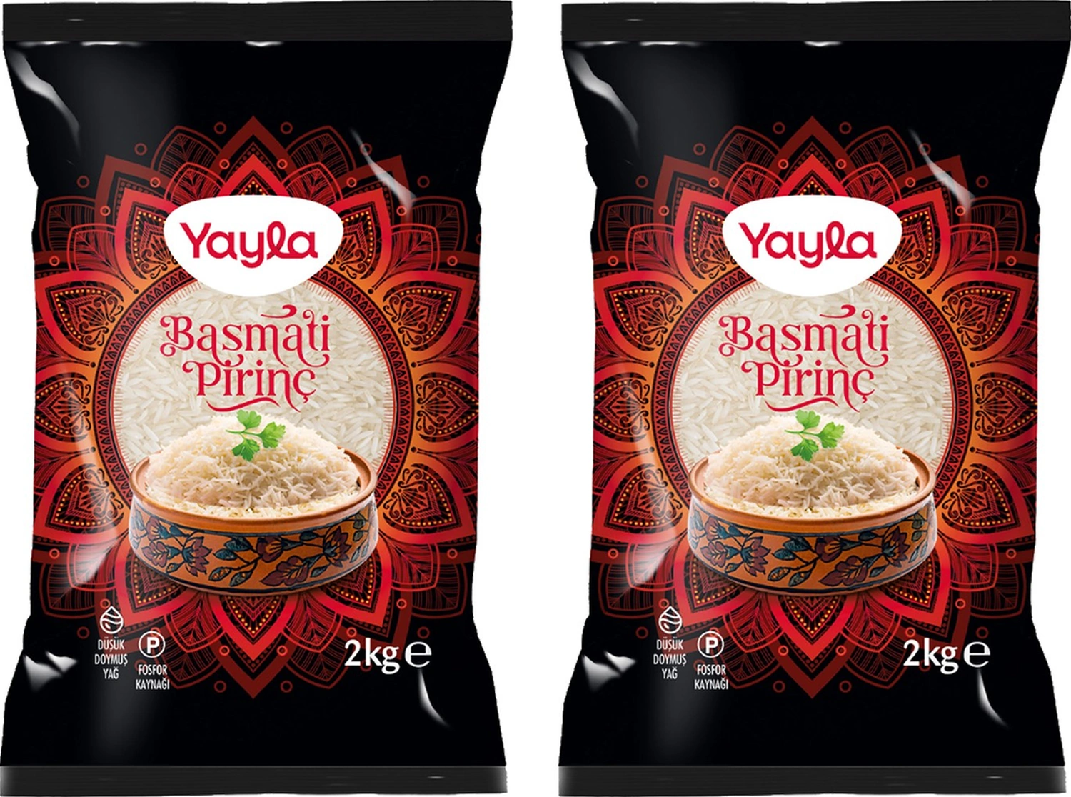 Yayla Bakliyat Basmati Pirinç 2 Kg X 2 Adet