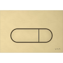 VitrA Root Round 740-2225 Kumanda Paneli, Fırçalı Altın