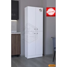 Mobilyanı Tasarla Tamamı Mdf 4 Kapılı Ve 5 Gizli Raflı Kiler...