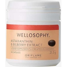 Oriflame Wellosophy Astaksantin Ve Yaban Mersini İçeren Takviye Edici Gıda 30 Kapsül