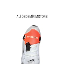 Ali Özdemir Motors Motosiklet Ayakkabı Koruma Pedi Turuncu Ayarlanabilir Boyut