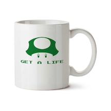 Get A Lıfe İki Tarafı Baskılı Kupa Bardak Çok Renkli