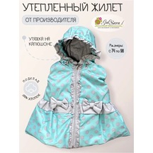 Gulsara Çocuklar İçin Kapüşonlu, Yelek Formunda Isıtmalı, Kolsuz Tasarım 154596269 Lavanta