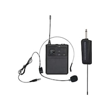 Uhf Tek Yaka Kablosuz Mikrofon Profesyonel Yaka Mikrofon Seti