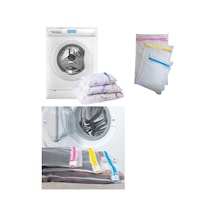 3&amp 39 Lü Çamaşır Yıkama Filesi Set Renkli Fermuarlı Pratik Çamaşır Yıkama Filesi Seti - Mapı-435484 Renkl