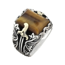 Taja Erkek Yüzük Gümüş 925 Ayar Yeni Model 1886