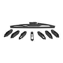 RBW 95010 Plastik Multi-Fit 8 Adaptörlü 10 inç / 250 mm Arka Sile