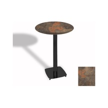 Bistro Masa Tokyo Esb - Werzalit, Wermodin Ve Allzalit Tabla 60 Cm Çap - Metalic Oxid 1 Çok Renkli