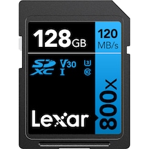 Lexar BLUE Series 128 GB High-Performance 800x UHS-I SDXC Hafıza Kartı