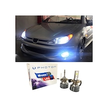 Peugeot 206 Led Xenon Kısa Far Ampulü H7 Mono Yeni Seri Beyaz 2003+