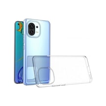 Xiaomi Mi 11 Kılıf Lüx Şeffaf Silikon 0.2M-Çok Renkli