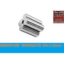 Neodyum Miknatis D10 X 1.5 Mm Ekstra Kuvvetli-50 Adet