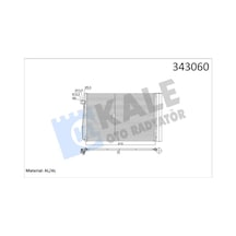 Kale 343060 Klima Radyatörü Bmw M54 N62 N73 E60 E65 E63 E64 64509122825