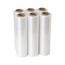Sanayi Tipi Şeffaf Palet Streci 17 Mikron 50 CM 300 M 2.7 KG 6 Adet Kesiksiz Sarim Eşya Mobilya Koli Sarma Streci