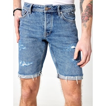 LOFT Regular Fit Erkek Şort Lf2032730 Q1.v1 Denim