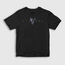Presmono Unisex Çocuk Logo V2 Vikings T-Shirt