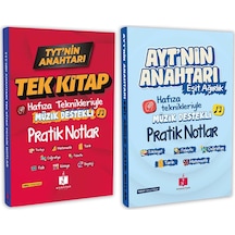 2026 Tyt'nin Anahtarı Tek Kitap Pratik Notlar Ayt Eşit Ağırlık Pratik Notlar Süper 2'li Set