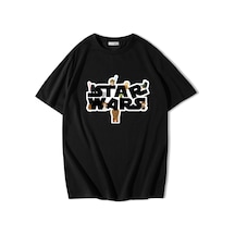 Brz Collectıon Brz Collection Unisex Oversize Star Wars T-shirt Siyah