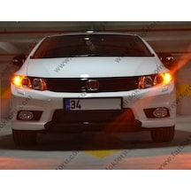 Fardoktoru Honda Cıvıc Fb7 Kasa Turuncu Drl Ampulü T20 Flösher W21 5W N11.2567
