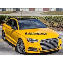 Audi A3 Sedan 2013-2020 Uyumlu St Marşpiyel Takımı-boyasız