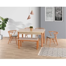 Uyar Sadece Masa Cappuccino 90 160+30 Pars Açılır Masa
