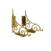 2 Adet Altın Sarısı Dekoratif Raf Ayağı 30cmx30cm