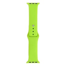 Watch 44mm Band Serisi Klasik Kordon Silikon Strap Kayış-yeşil