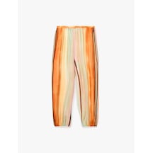 Koton Koton X Şahika Ercümen - Modal Kumaş Çizgili Balon Pantolon Pembe Desenli 6sak40062ew